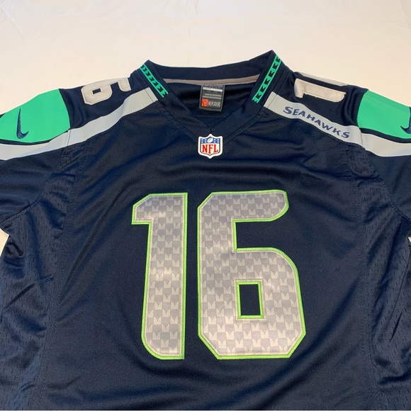 New Nike On Field Tyler Lockett NFL Seattle Seahawks #16 Game Jersey Youth XXL - Picture 3 of 11